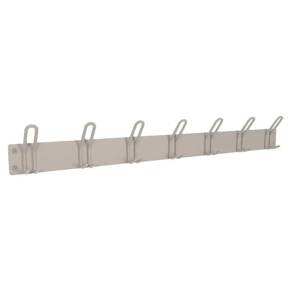 Wohnen Garderoben<Minimalistische Hakenleiste in Taupe - Borad