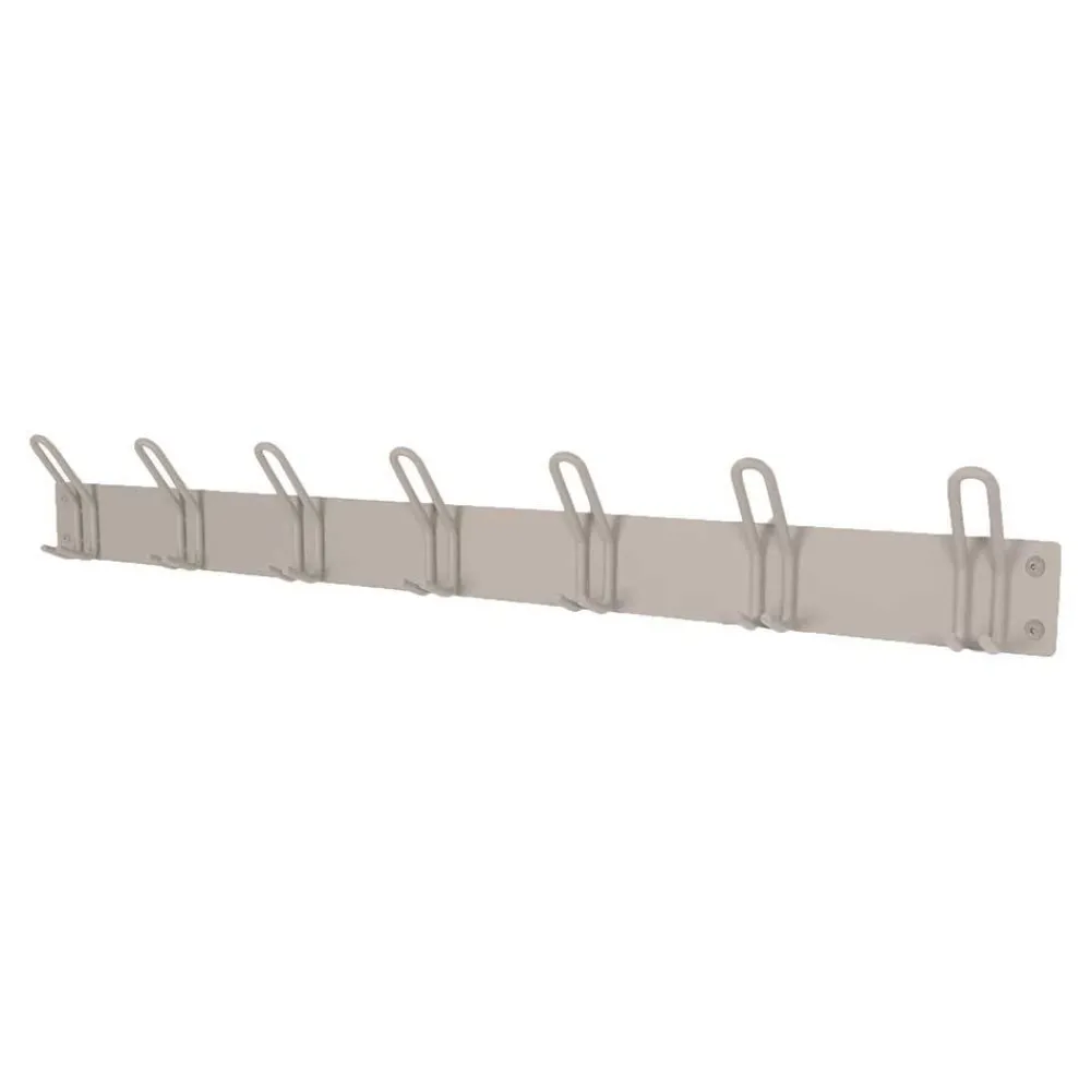 Wohnen Garderoben<Minimalistische Hakenleiste in Taupe - Borad