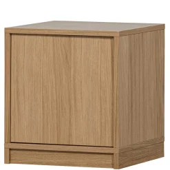 Wohnen Wohnwände<Minimalistische Wohnwand in Eiche - Ewana (sechsteilig)