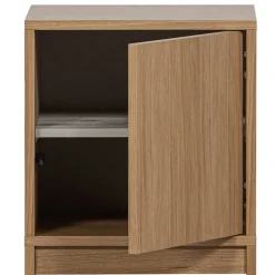 Wohnen Wohnwände<Minimalistische Wohnwand in Eiche - Ewana (sechsteilig)