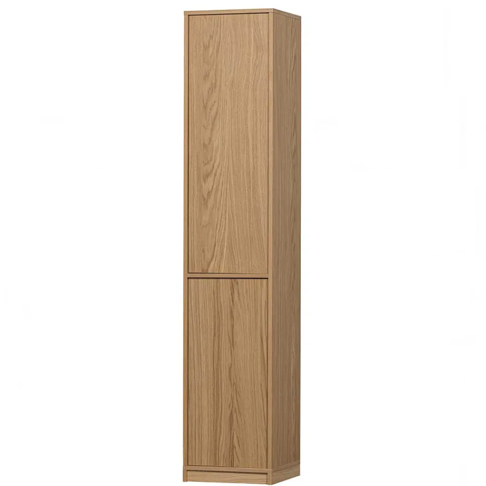 Wohnen Wohnwände<Minimalistische Wohnwand in Eiche - Ewana (sechsteilig)