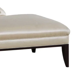 Wohnen Sofas<Modern Art Deco Recamiere in Creme und Schwarz - Ghaz