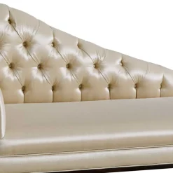 Wohnen Sofas<Modern Art Deco Recamiere in Creme und Schwarz - Ghaz