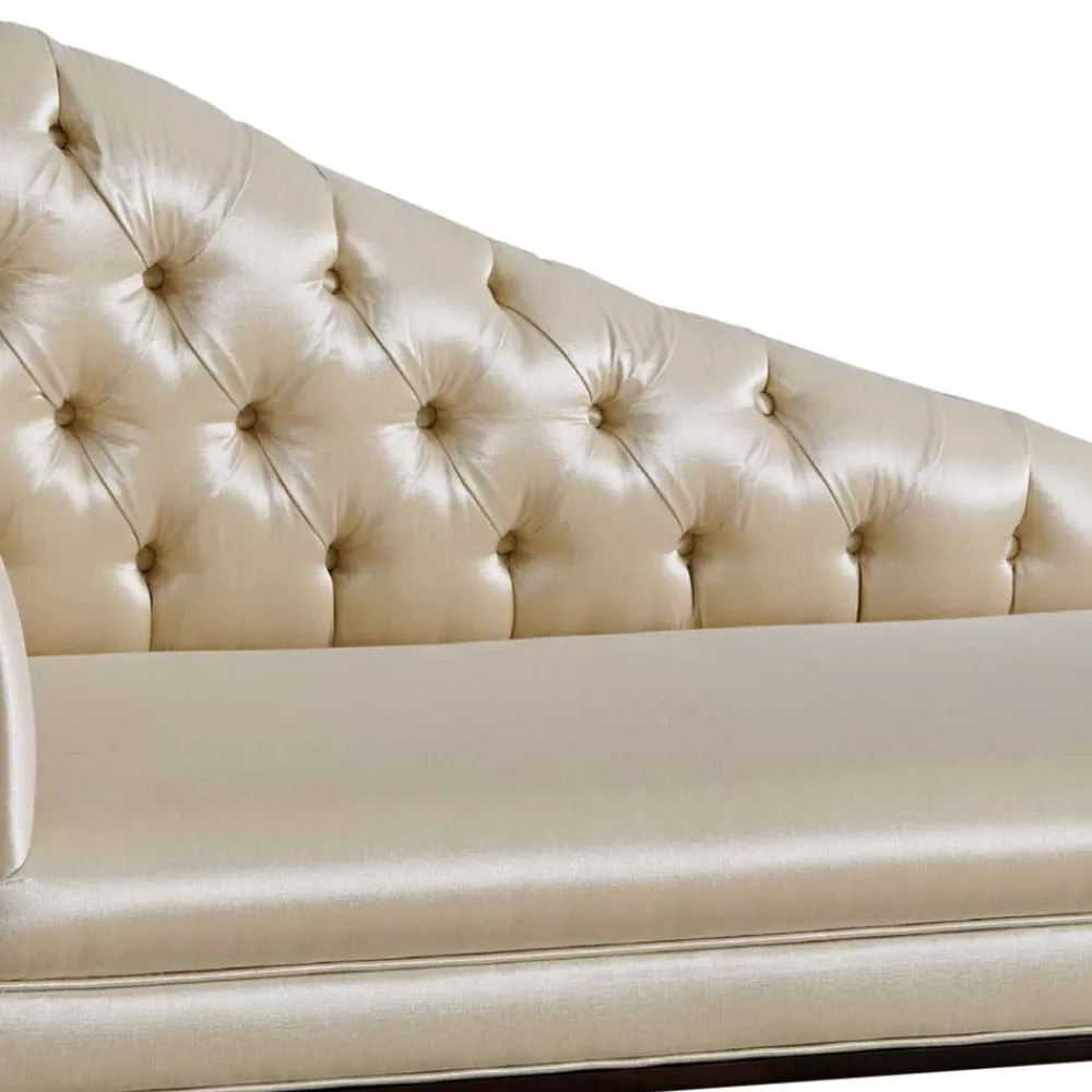 Wohnen Sofas<Modern Art Deco Recamiere in Creme und Schwarz - Ghaz