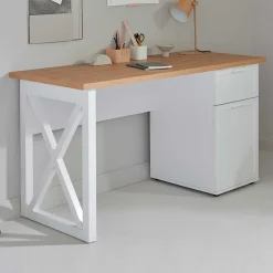 Wohnen Tische<Modern Country Schreibtisch mit Stauraum - Ristina