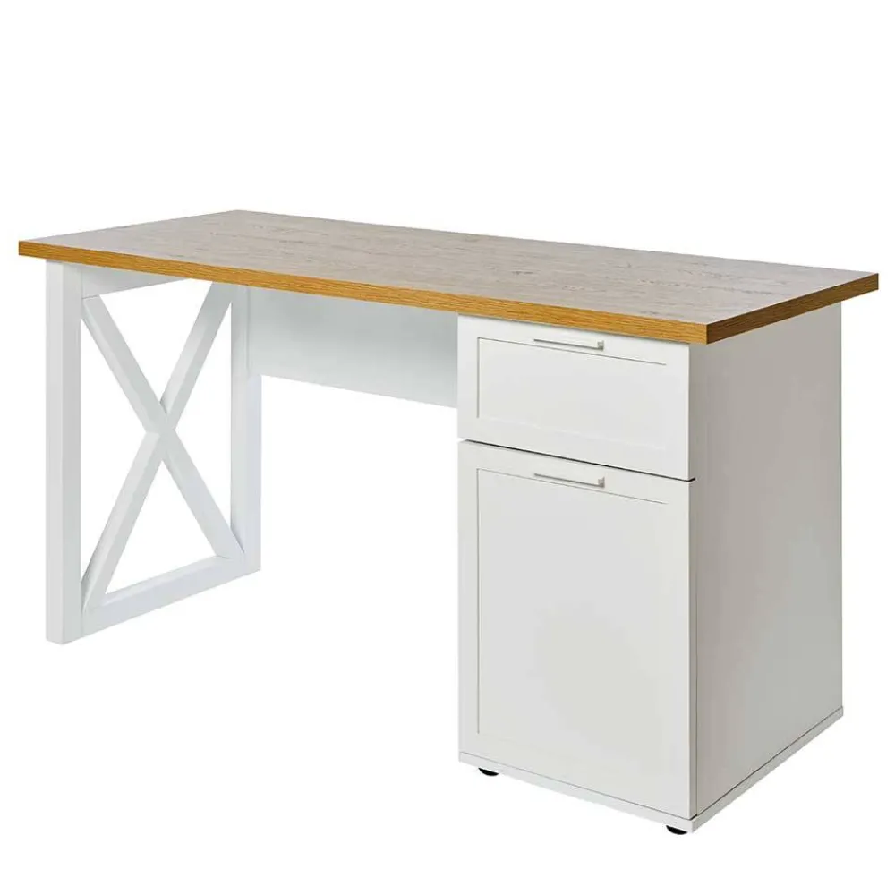 Wohnen Tische<Modern Country Schreibtisch mit Stauraum - Ristina