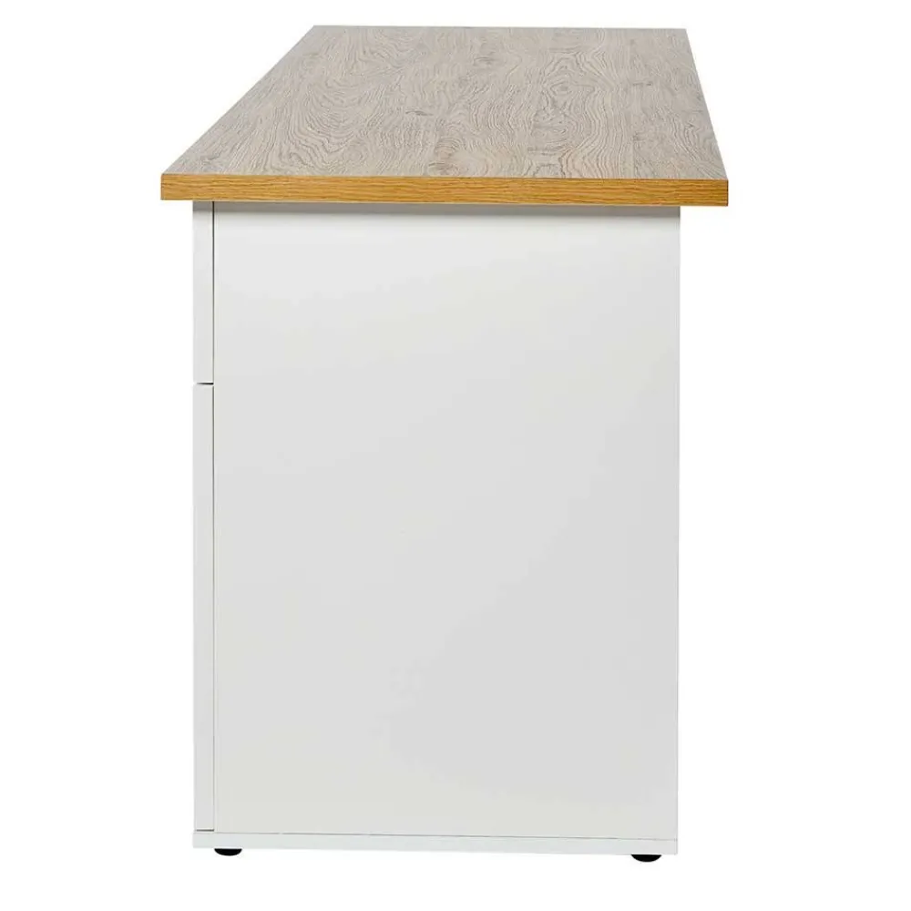 Wohnen Tische<Modern Country Schreibtisch mit Stauraum - Ristina