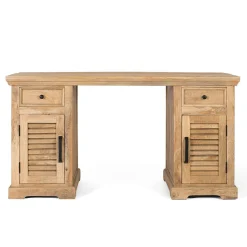 Wohnen Tische<Modern Country Schreibtisch mit Lamellentüren - Muray
