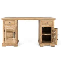 Wohnen Tische<Modern Country Schreibtisch mit Lamellentüren - Muray
