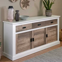 Wohnen Sideboards<Modern Country Sideboard in Weiß - Gunjo