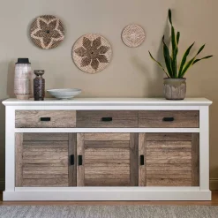 Wohnen Sideboards<Modern Country Sideboard in Weiß - Gunjo