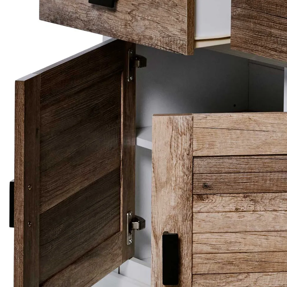 Wohnen Sideboards<Modern Country Sideboard in Weiß - Gunjo
