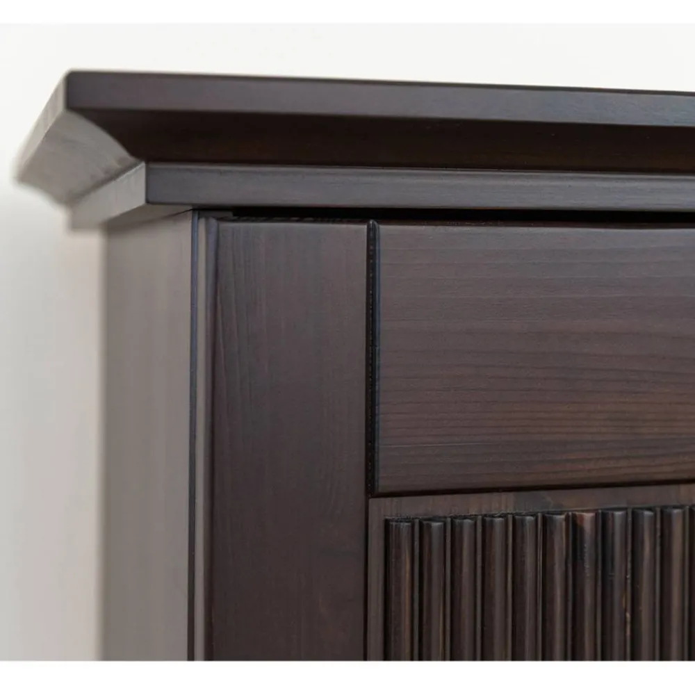 Wohnen Sideboards<Modern Country Sideboard in Dunkelbraun - Nauizia