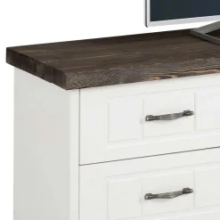 Wohnen Tv & Hifi-Möbel|Lowboards<Modern Country TV Board aus Kiefer - Ayrinu
