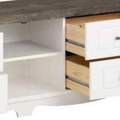 Wohnen Tv & Hifi-Möbel|Lowboards<Modern Country TV Board aus Kiefer - Ayrinu