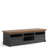 Wohnen Tv & Hifi-Möbel|Lowboards<Modern Country TV Board in Grau & Kiefer - Eromsia
