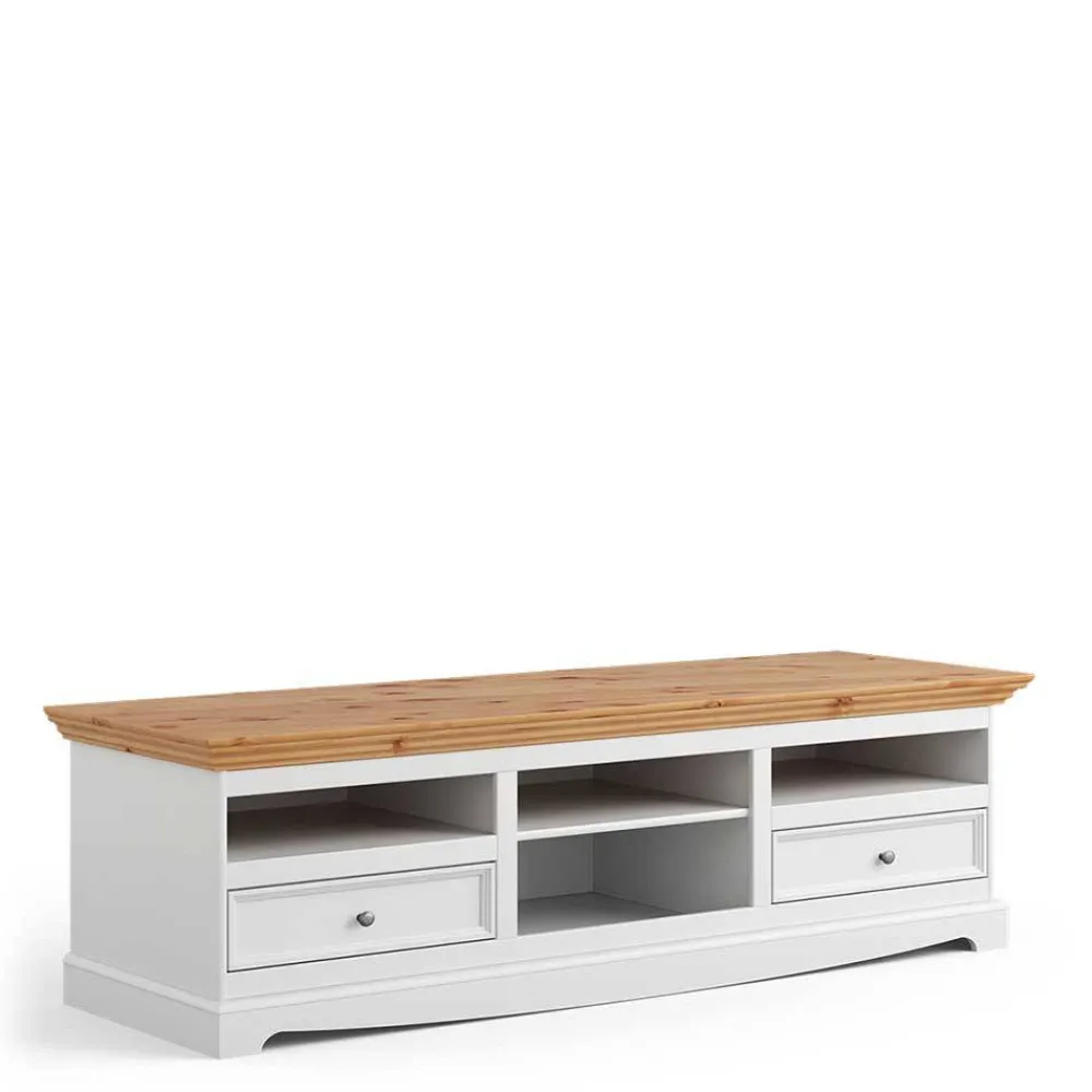 Wohnen Tv & Hifi-Möbel|Lowboards<Modern Country TV Board zweifarbig - Vitablo