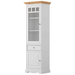 Wohnen Vitrinen<Modern Country Vitrine zweifarbig - Vitablo
