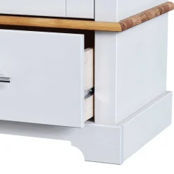 Wohnen Vitrinen<Modern Country Vitrinenschrank zweifarbig - Eyzaco