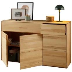 Wohnen Sideboards<Moderne Anrichte aus Kernbuche Massivholz - Namgon