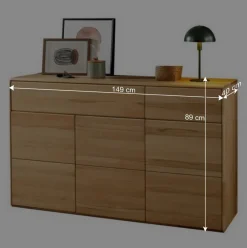 Wohnen Sideboards<Moderne Anrichte aus Kernbuche Massivholz - Namgon