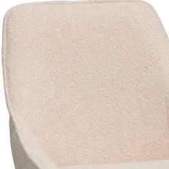 Wohnen Hocker<Moderne Boucle Barstühle in Beige - Alberta (2er Set)
