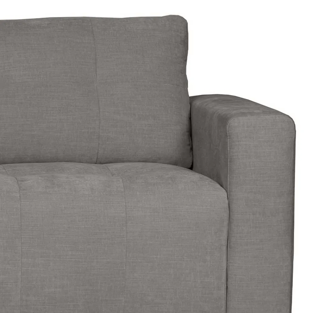 Wohnen Sofas<Moderne Couchecke in Grau Stoffbezug - Janilea