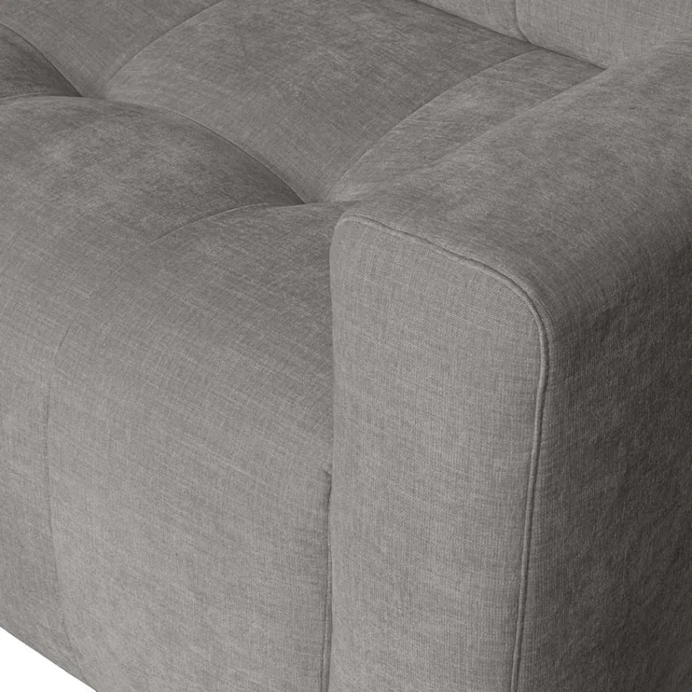 Wohnen Sofas<Moderne Couchecke in Grau Stoffbezug - Janilea