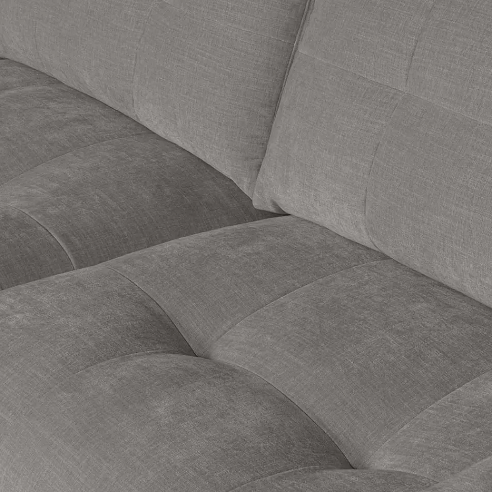 Wohnen Sofas<Moderne Couchecke in Grau Stoffbezug - Janilea