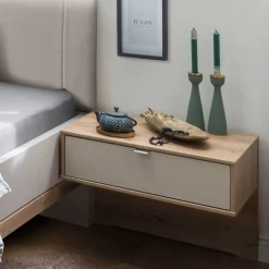 Wohnen Betten<Moderne Design Bettanlage mit Kunstleder - Crascanu (dreiteilig)