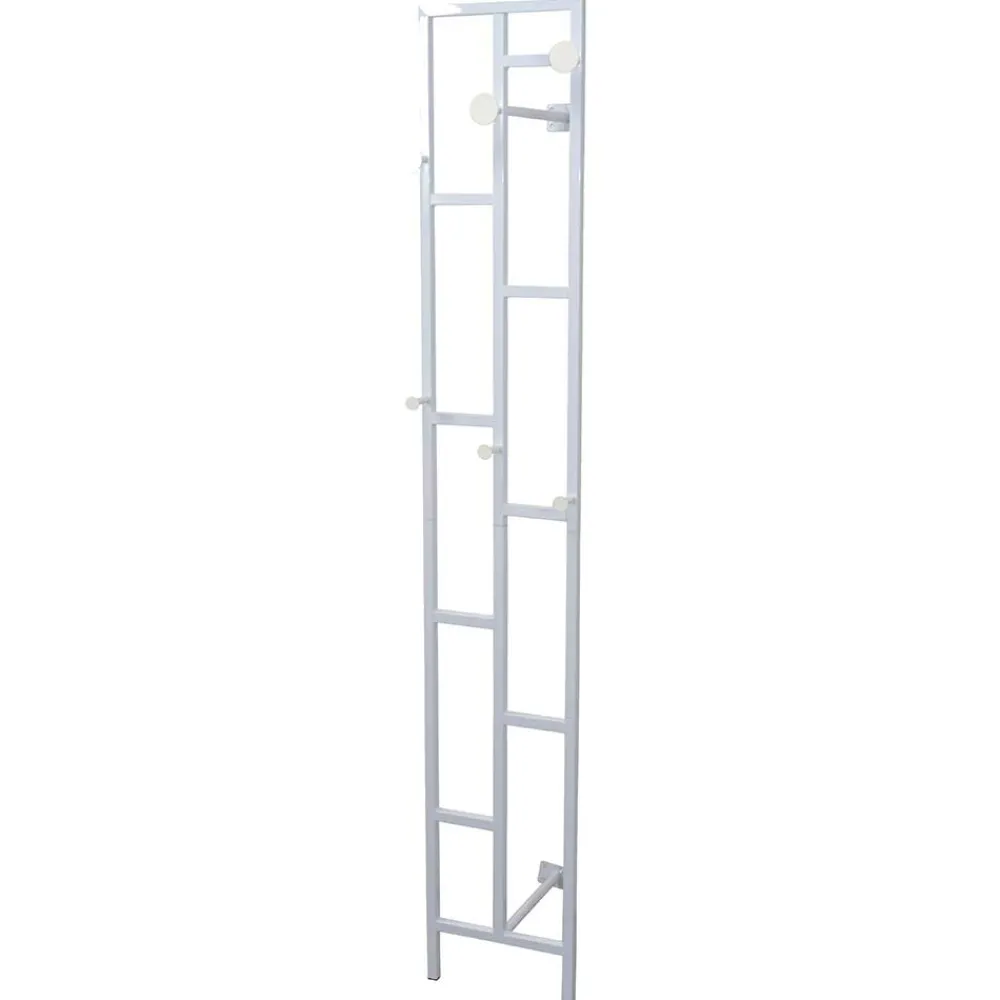 Wohnen Garderoben<Moderne Design Wandgarderobe aus Stahl in Weiß - Musone
