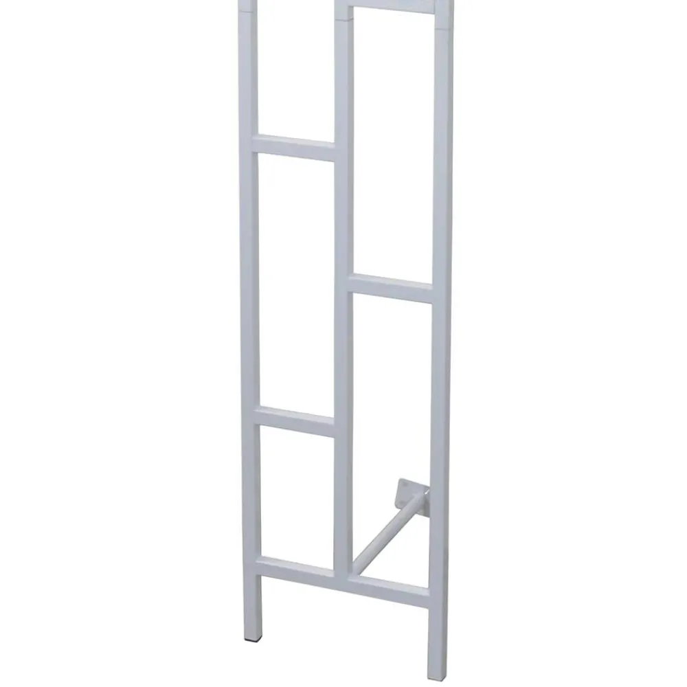Wohnen Garderoben<Moderne Design Wandgarderobe aus Stahl in Weiß - Musone