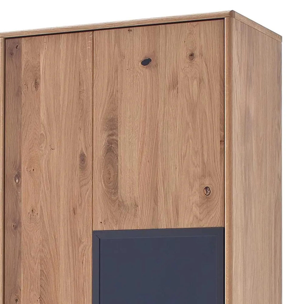 Wohnen Vitrinen<Moderne Echtholz Vitrine aus Eiche Massivholz - Assela