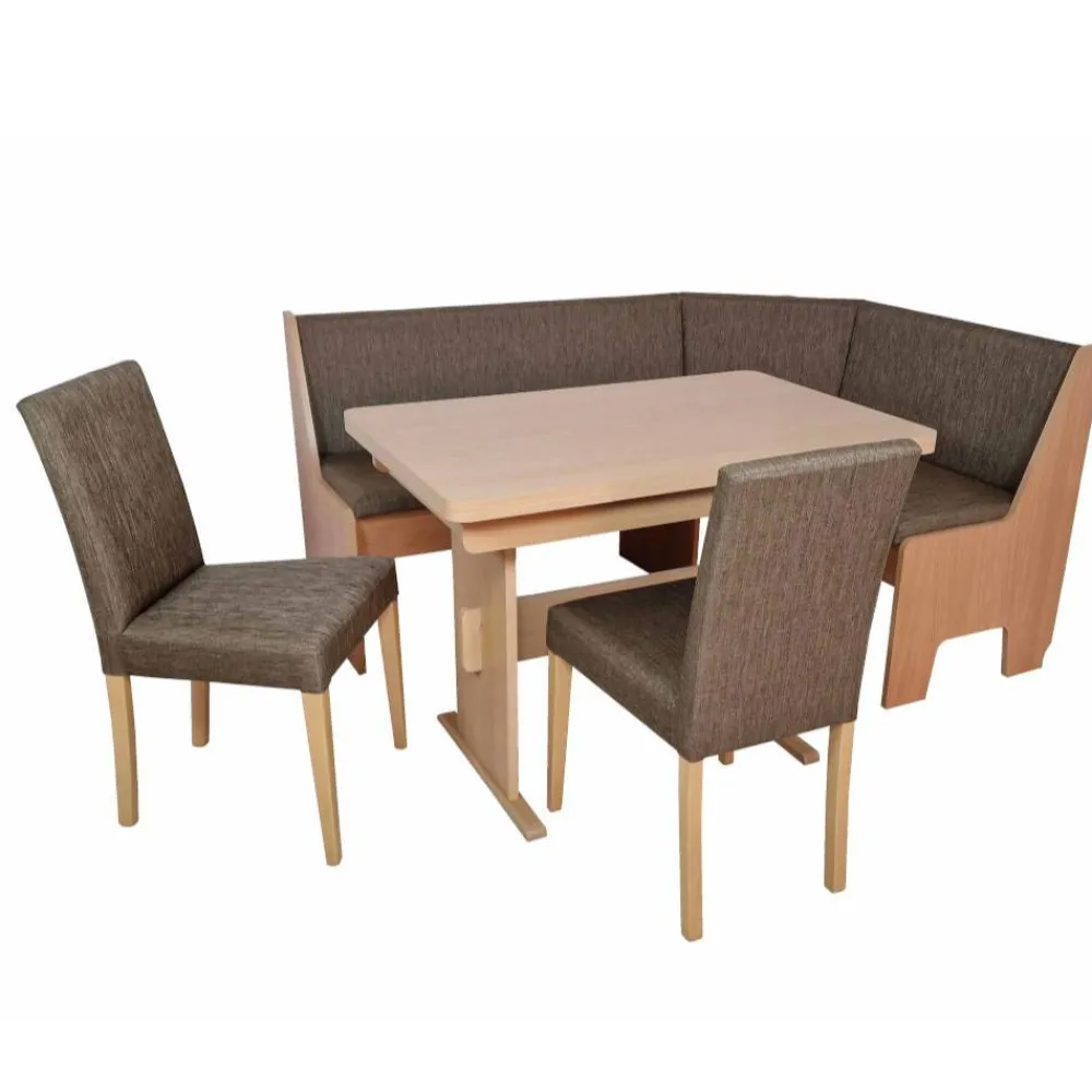 Wohnen Sitzgruppe<Moderne Eckbank-Essgruppe Set - Special (vierteilig)
