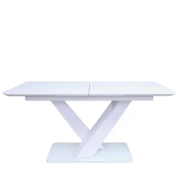 Wohnen Sitzgruppe<Moderne Esszimmer Gruppe in Weiß - Colosses (fünfteilig)