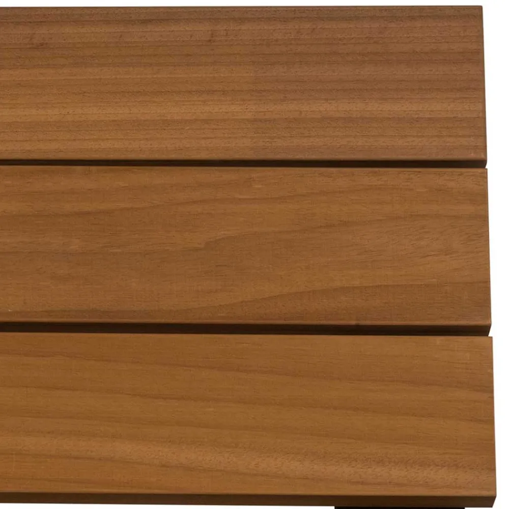 Wohnen Sitzbank<Moderne Gartenbank aus Abachi Holz - Liz