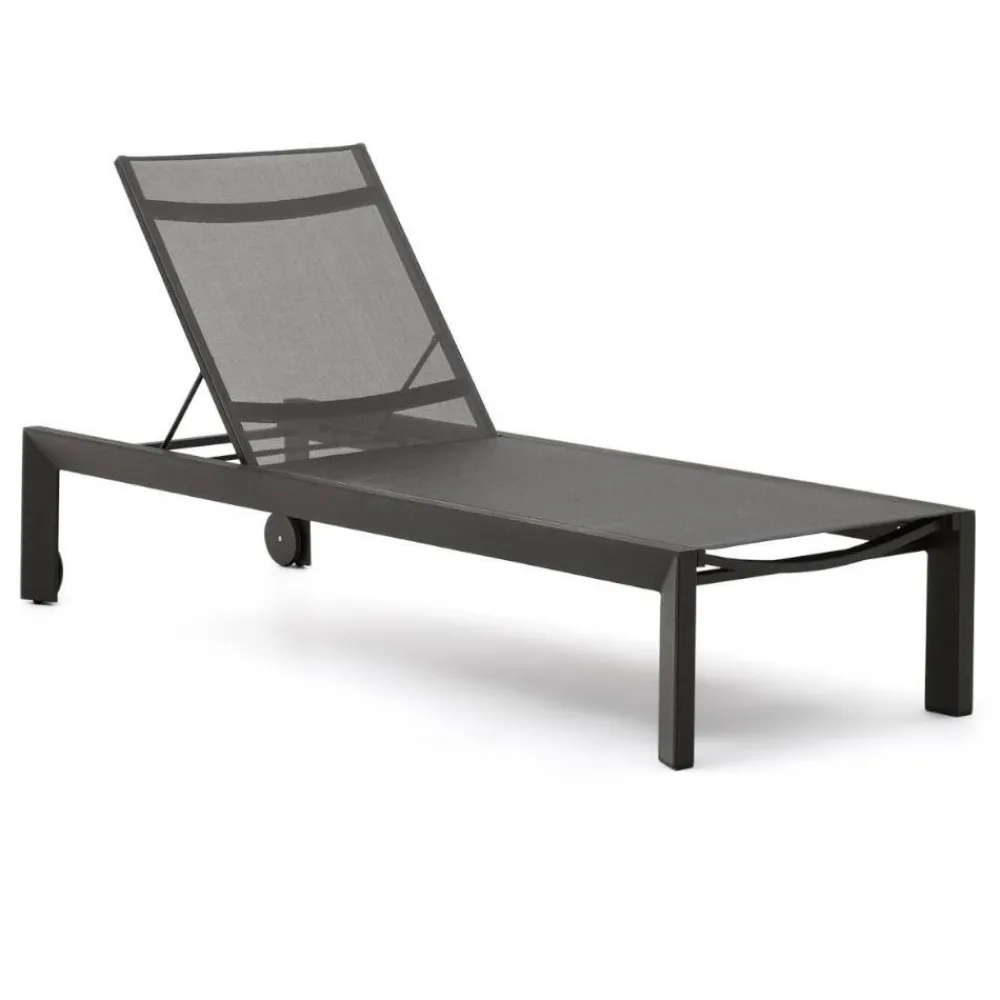 Wohnen Sofas<Moderne Gartenliege in Dunkelgrau - Babet