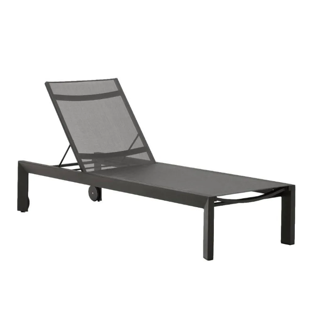 Wohnen Sofas<Moderne Gartenliege in Dunkelgrau - Babet