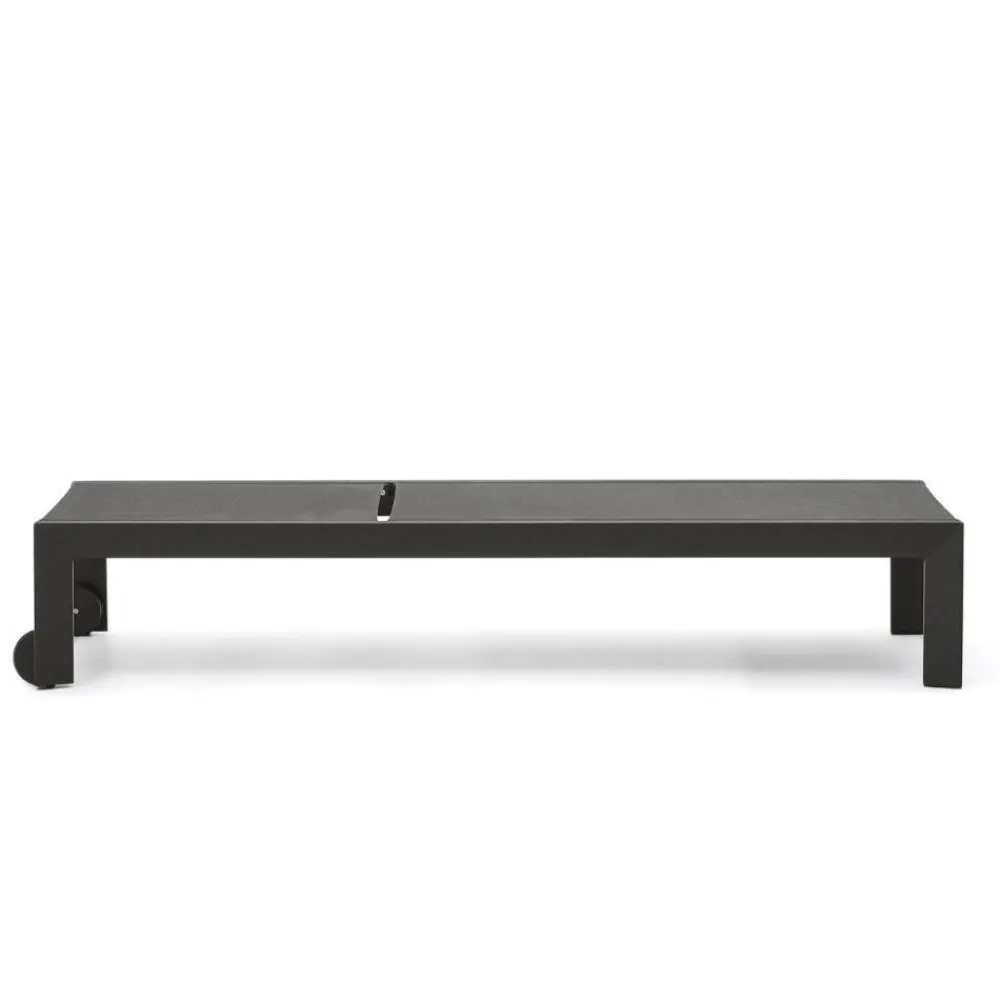 Wohnen Sofas<Moderne Gartenliege in Dunkelgrau - Babet