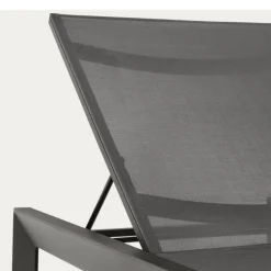 Wohnen Sofas<Moderne Gartenliege in Dunkelgrau - Babet