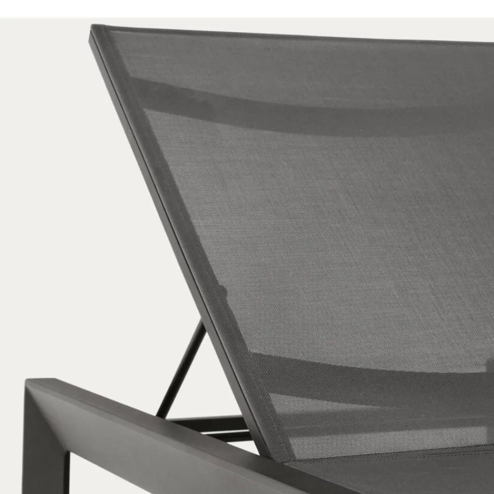 Wohnen Sofas<Moderne Gartenliege in Dunkelgrau - Babet