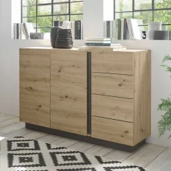 Wohnen Sideboards<Moderne Kombi-Kommode 138 cm breit - Lairian