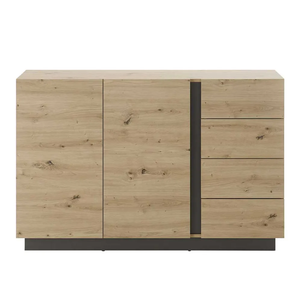 Wohnen Sideboards<Moderne Kombi-Kommode 138 cm breit - Lairian