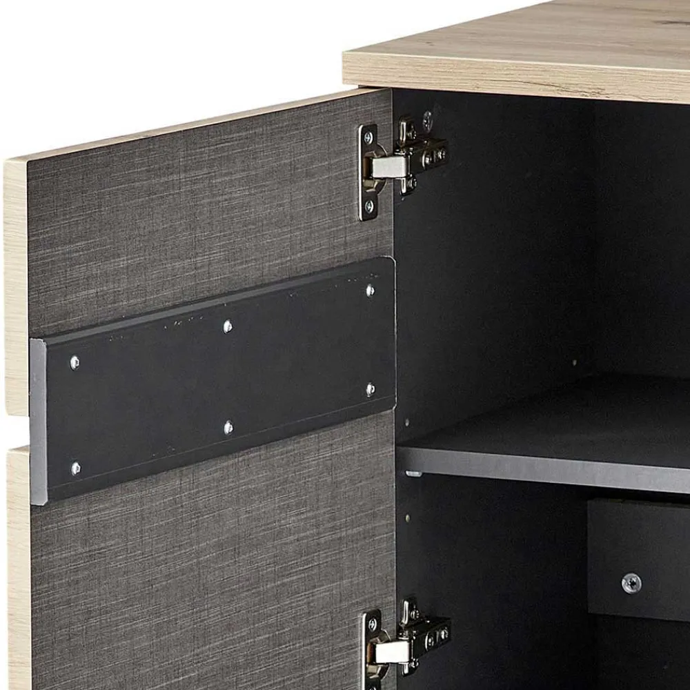 Wohnen Sideboards<Moderne Kombikommode in Wildeiche NB - Kuetra