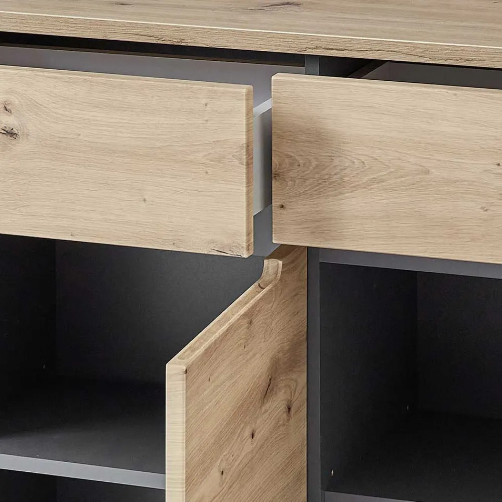 Wohnen Sideboards<Moderne Kombikommode in Wildeiche NB - Kuetra