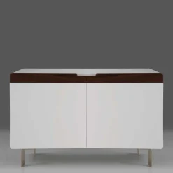 Wohnen Sideboards<Moderne Kommode mit zwei Türen in Weiß - Araulon