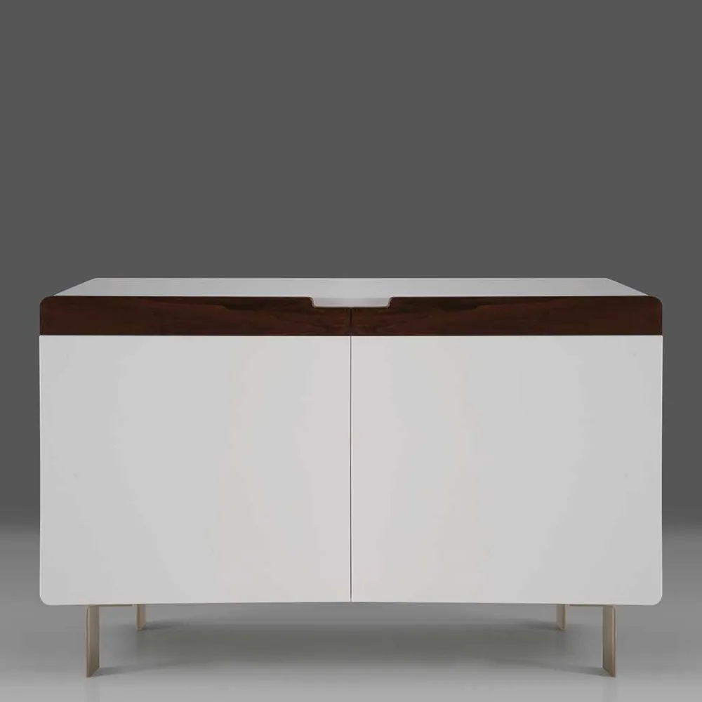 Wohnen Sideboards<Moderne Kommode mit zwei Türen in Weiß - Araulon