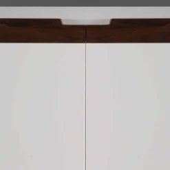 Wohnen Sideboards<Moderne Kommode mit zwei Türen in Weiß - Araulon