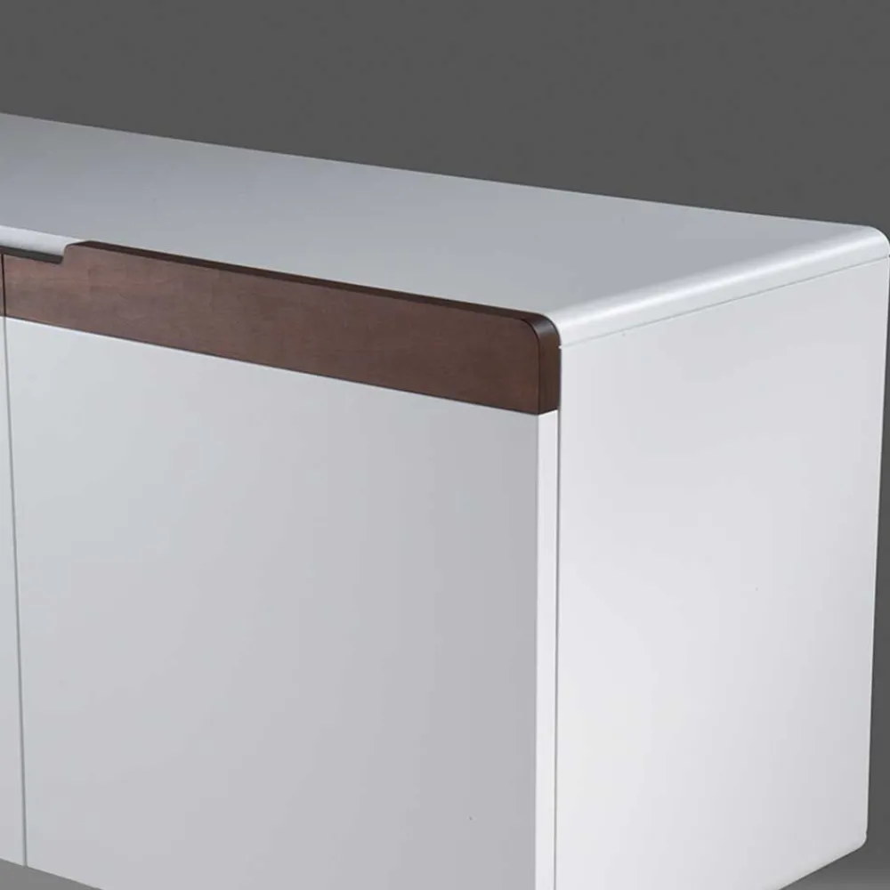 Wohnen Sideboards<Moderne Kommode mit zwei Türen in Weiß - Araulon