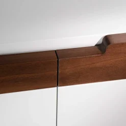 Wohnen Sideboards<Moderne Kommode mit zwei Türen in Weiß - Araulon
